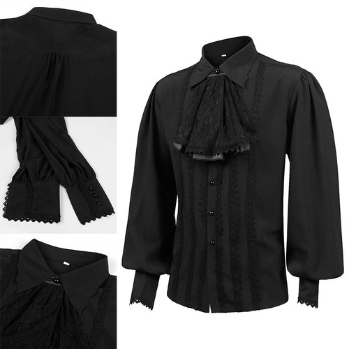 Exquise chemise gothique homme